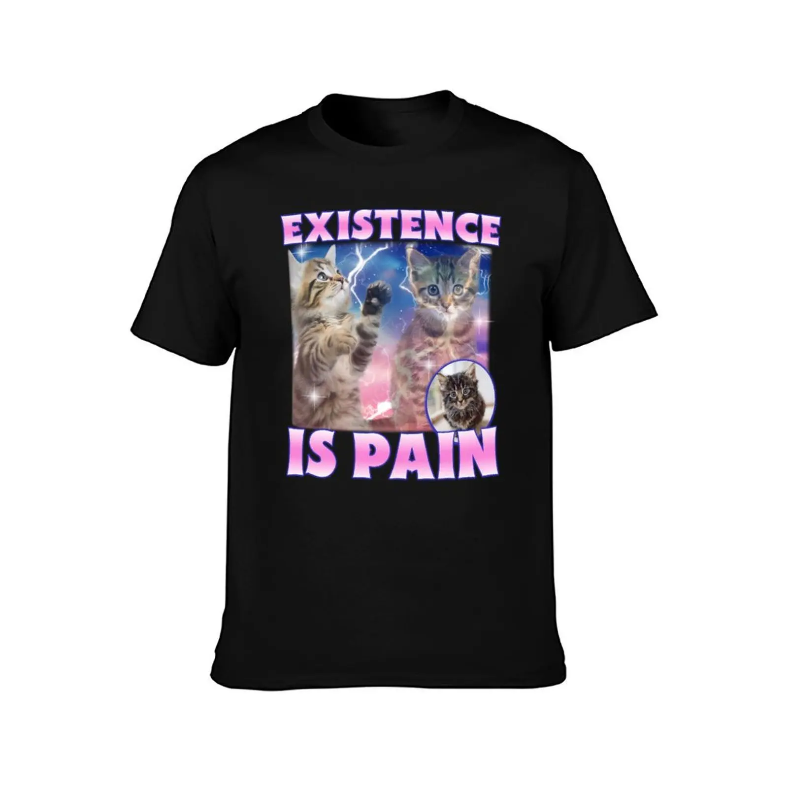 Existence Is Pain T-Shirt Plus Size Basic Short Sleeve Top
