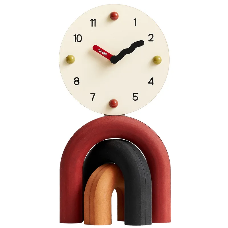 

Living room desktop ornament TV cabinet entrance creative home simple clock decoration