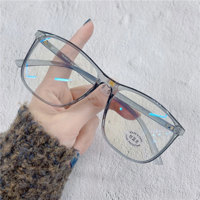 Cubojue 150mm Oversized Reading Glasses Female Men +100 150 200 250 TR90 Eyeglasses Frame Women Male Spectacles for Prescription