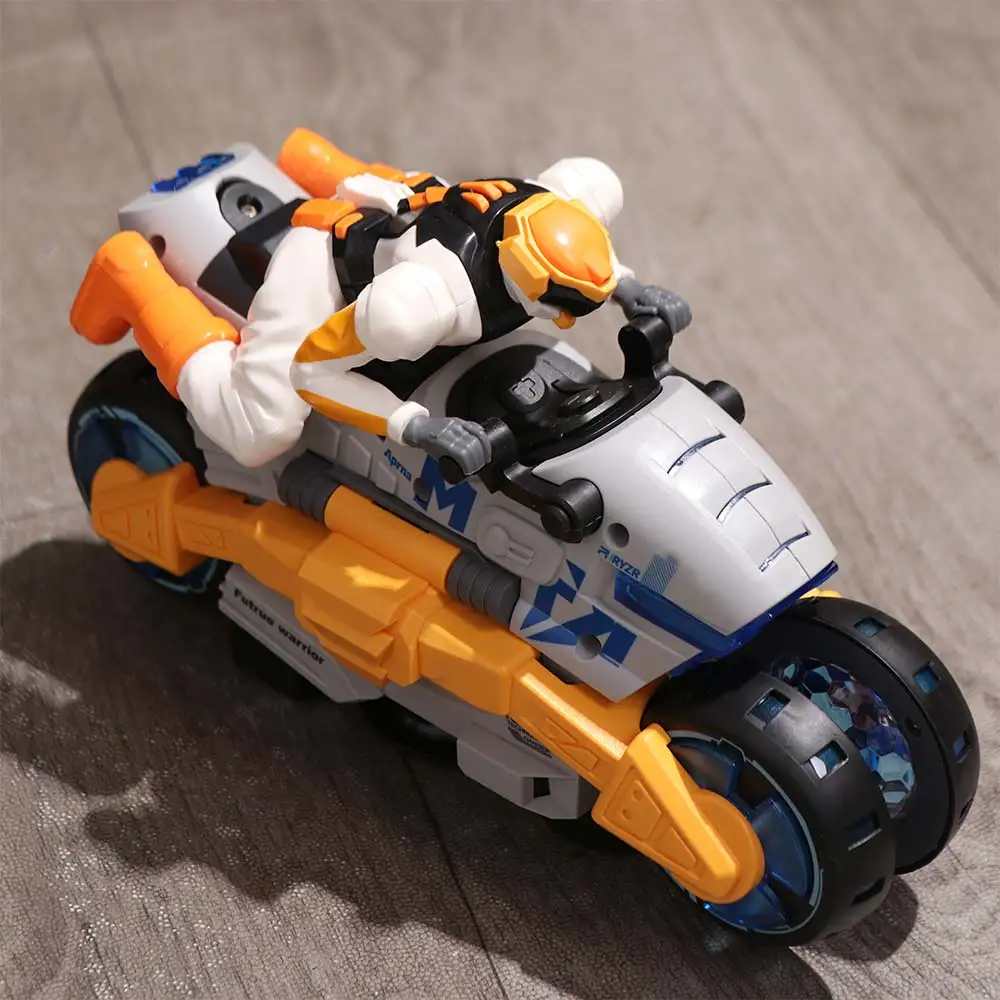 

360 Rotating Electric Stunt Motorcycle Transformable Sound Effects Deformation Motorcycle Motorbike Interactive