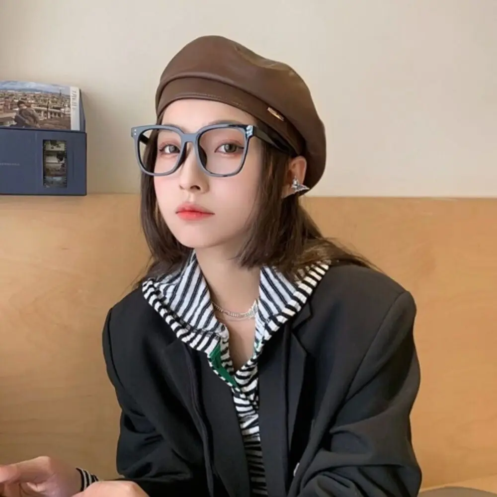 جديد بو قبعة قبعة قابل للتعديل لينة الرسام قبعة الفنان الفرنسي بلون الفنان الرسام قبعة الخريف الشتاء #4