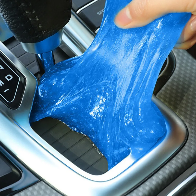 Reusable Car Cleaning Glue Powder Cleaner Auto Vent Car Wash Interior Dust Remover Glue Computer Keyboard Magic Cleaner