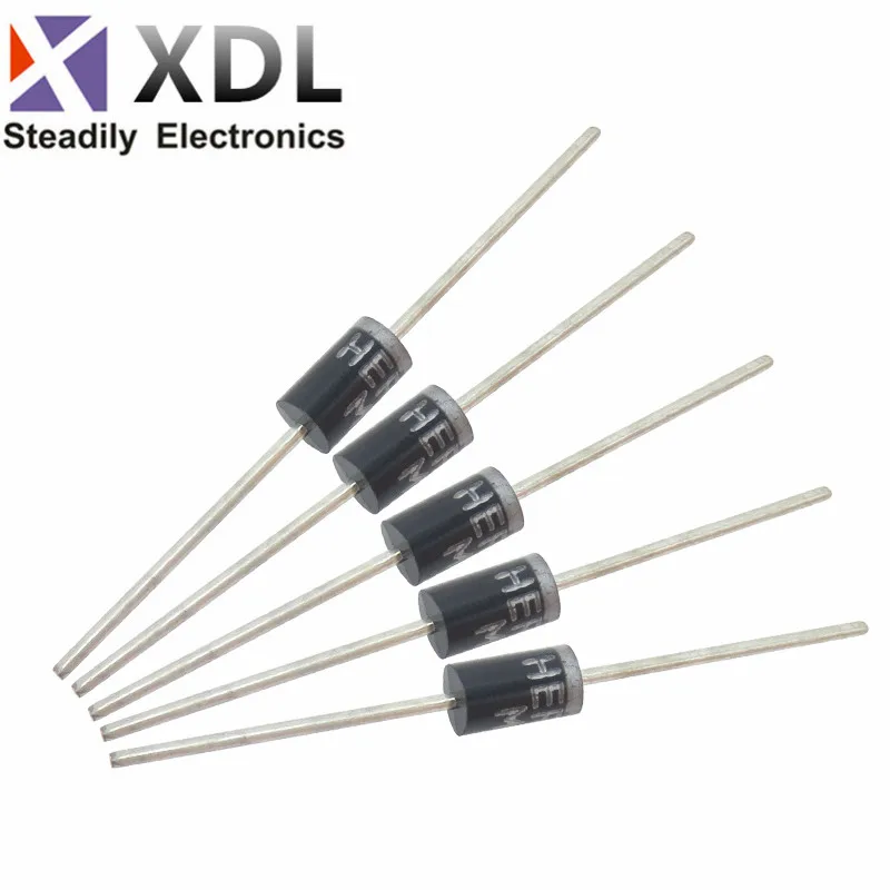 100pcs Rectifier Diode 1A 1000V DO-41 HER108