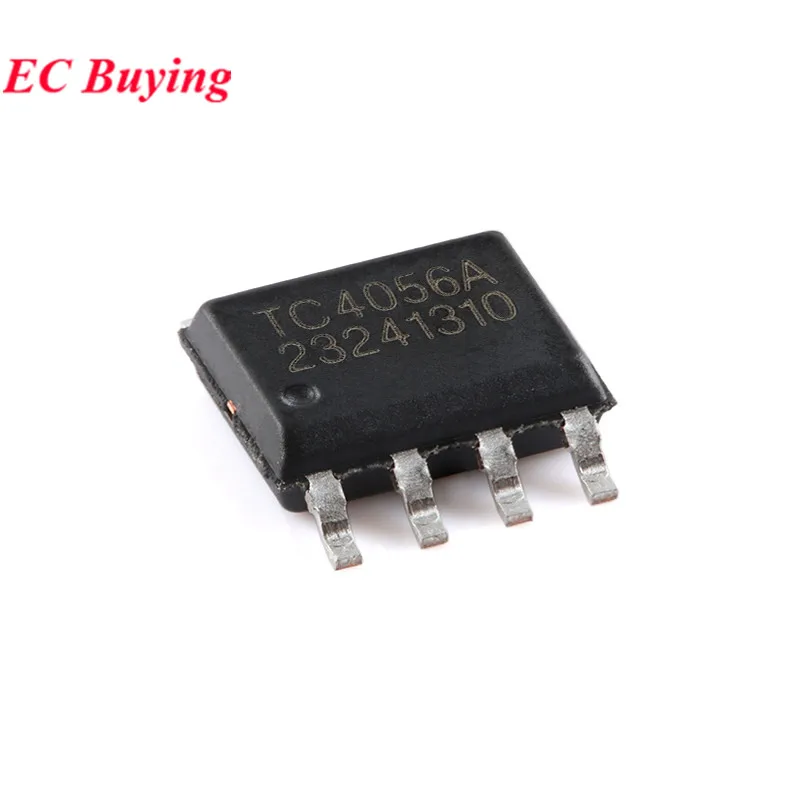 100 uds/1 unidad TC4056A ESOP-8 TC4056 4056 4056A SOP8 1A cargador de carga de batería de litio lineal IC Compatible con TP4056 Original