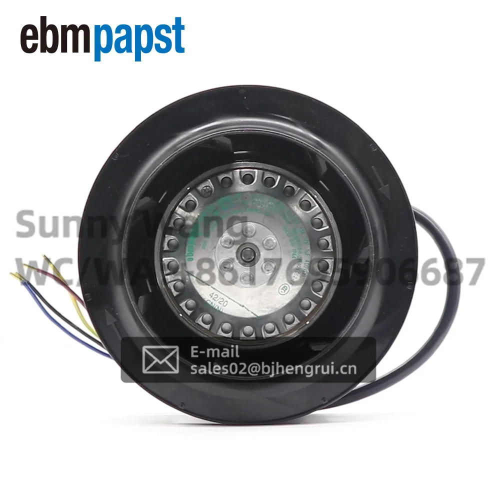 ebmpapst R2E133-BH66-07 13391 133x91mm 230V AC 0.13A 28W 3200RPM IP44 Air Purifier Machine Tool Centrifugal Cooling Fan