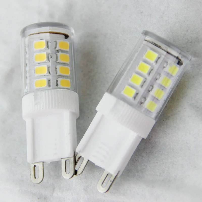 

G9 -2835-27D 5W LED Bulb Lamp AC 110V-240V Bulbs Light leds Lampada 360 degree Beam Angle led spotlight Bulb 16x44mm