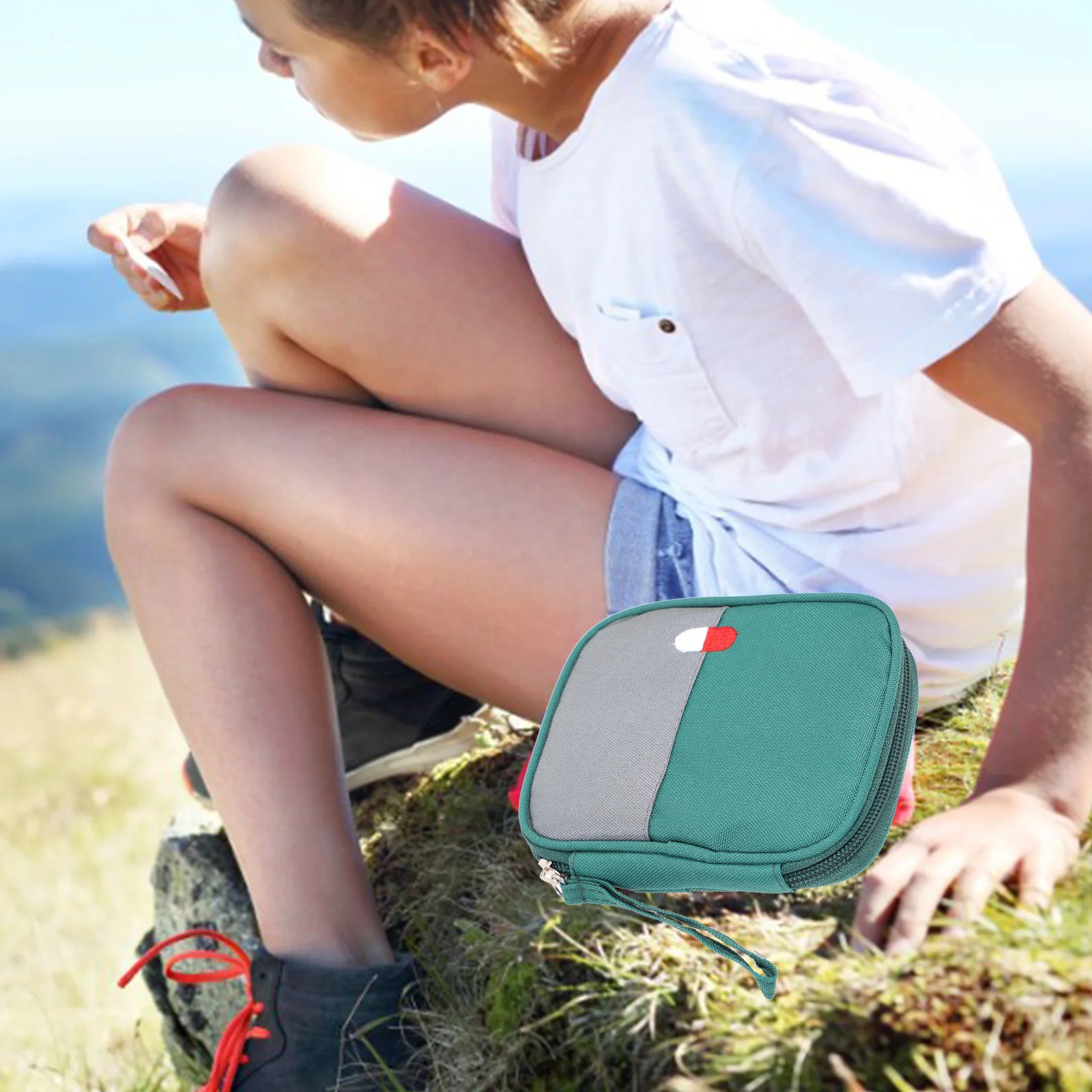 

Mini Small Medicine Bag Portable First Aid Kit Travel Organizer Outdoor Hiking Camping Medical Storage Pouch Nursing Supplies