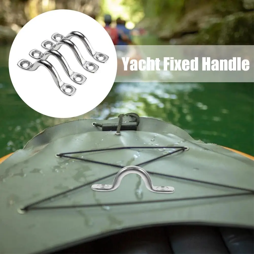 

4 шт., проволока из нержавеющей стали, ремешок для глаз, лодка, морской галстук, инструмент, седло, U-образные верблюжий банты, крючок, ручка, комплект для яхты, небольшой навес Y9V9