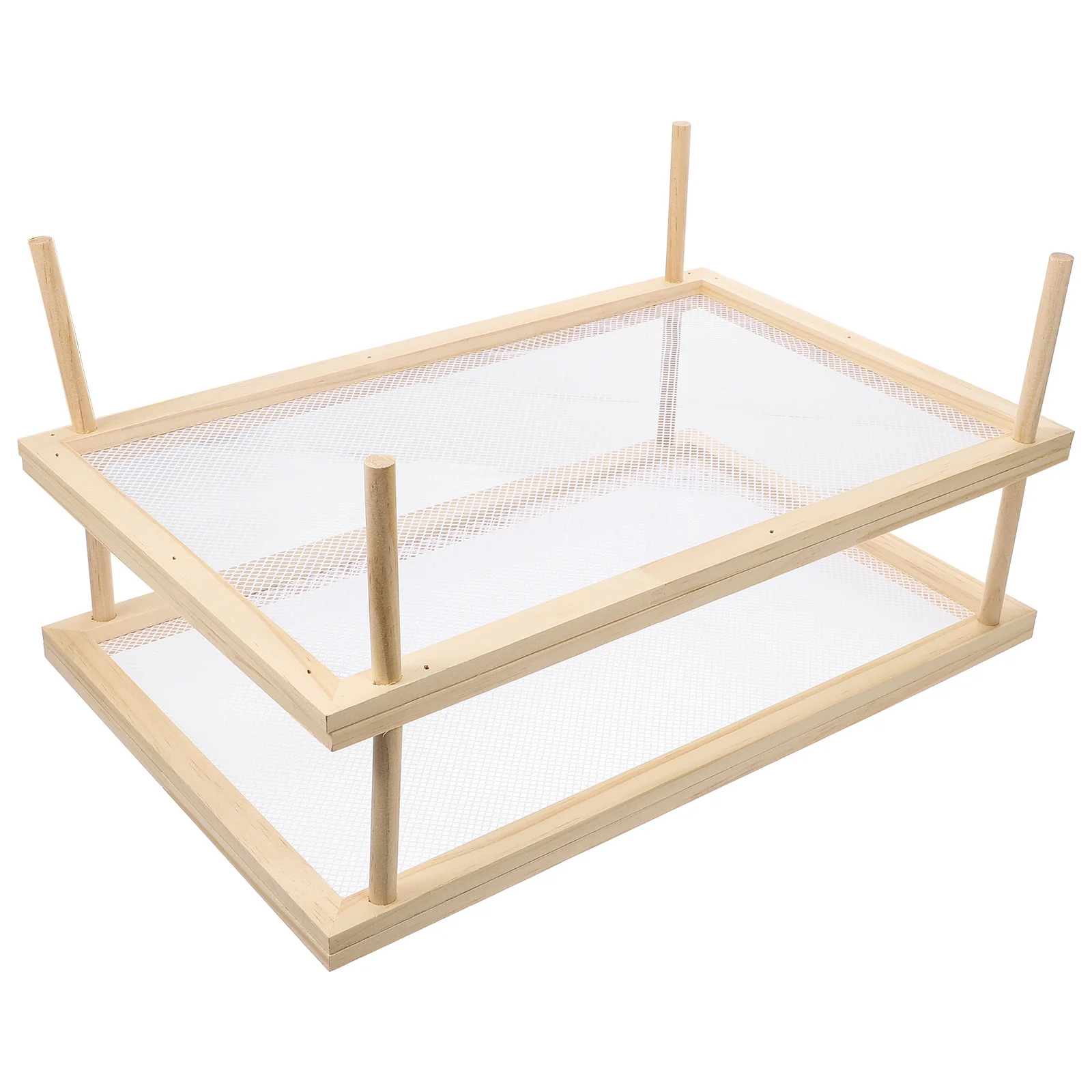 

Household Pasta Rack Wooden Professional Spaghetti Drying Noodle Rack Anti-Skid Stand Fruit Vegetable Storage Dryer