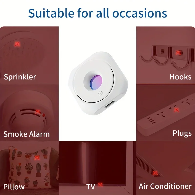 2024 New Camera Detector for Hidden Camera Portable Pinhole Hidden Lens Detect Gadget Anti-Peeping Security Protection