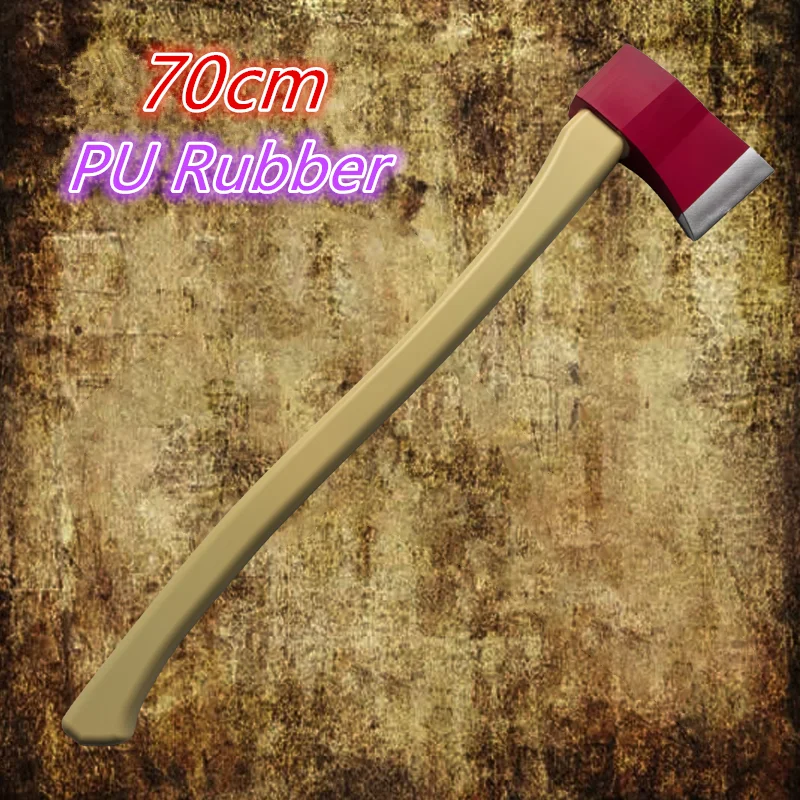 Cosplay Tool 1:1 Axe fire axe Tomahawk Scare Props Stage Performance Role Prop Axe Halloween Safety PU Rubber Model  view 2