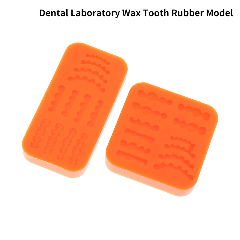 1 pcs Dental Wax Figure Film Denture Model Base Dental Laboratory Wax Tooth Rubber Model Inverted Mold Dental Lab Tools