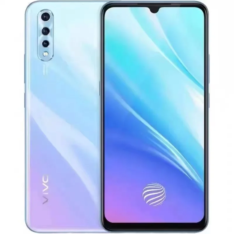 هاتف ذكي 4G Vivo S1 هاتف محمول 4500mAh 6GB 128GB Android CPU Helio P65 Super AMOLED 6.38 بوصة 16MP + 8 + 2MP كاميرا 18W شحن