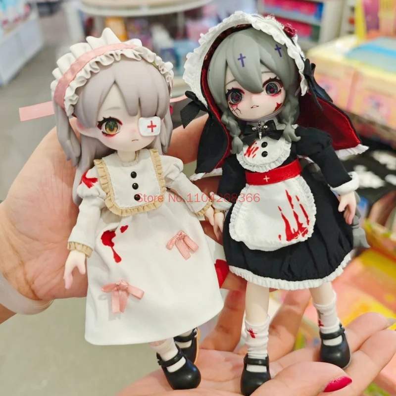 

Genuine Nyssa Bizarre Nightmare Series Kawaii Anime Action Figure 1/12 Bjd Toy Blind Box Surprise Doll Toys Fans Gifts In Stock