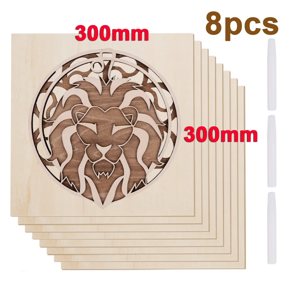 Twotrees Laser Engraving kit DIY Key buckle constellation Basswood Sheet Plywood Laser Cutting Engraving Material