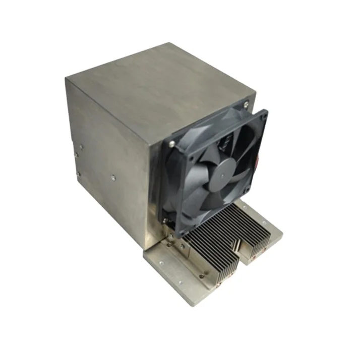 Aluminum Electronics Heatsink with fan and Heatpipe