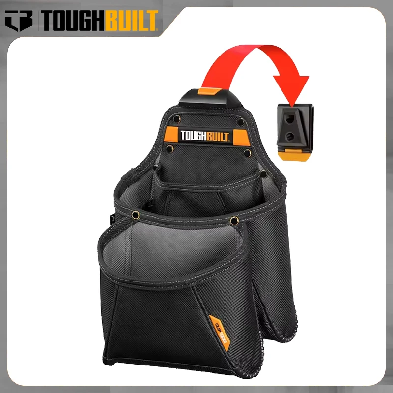 

TOUGHBUILT TB-CT-03 Мегая сумка для поставки Многофункциональный инструмент Поясная сумка Портативное хранилище Столярные изделия Профессиональные ручные инструменты