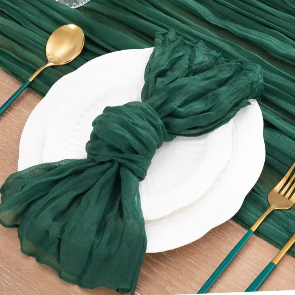 Dessert Table Linens Elegant Dining Table Napkins Cheesecloth Napkins 20x20 Inches Washable Gauze Cloth Napkins Rustic Dinner