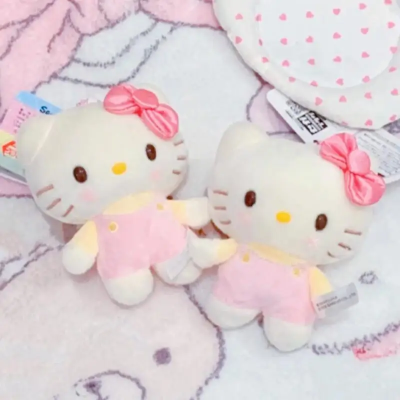 9 سنتيمتر لطيف الكرتون Kawaii مرحبا كيتي أفخم دمية المفاتيح حقيبة قلادة لعبة هدية