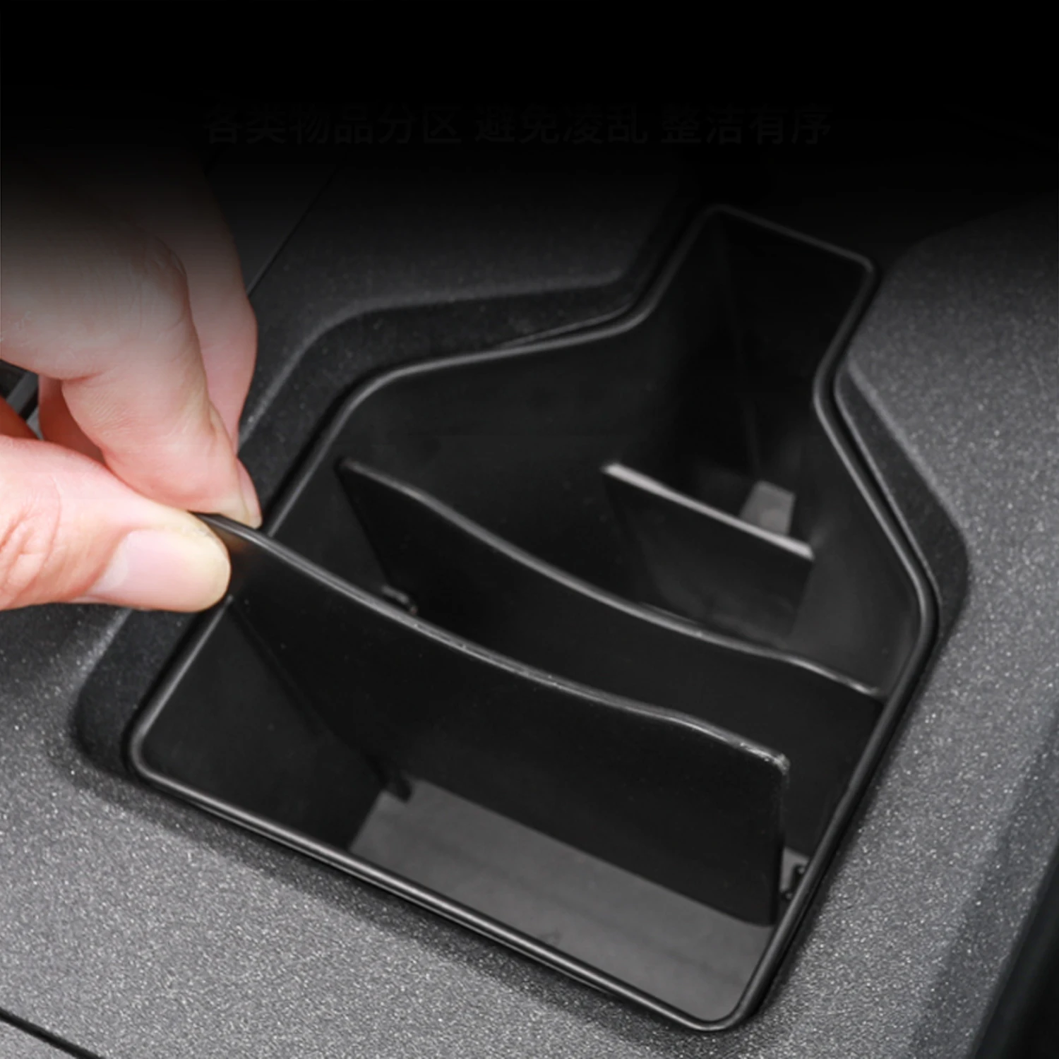 For Toyota Land Cruiser 250 Prado LC250 2024 Center Console Water Cup Holder Storage Box Tray Interior Car Accessories 1pcs