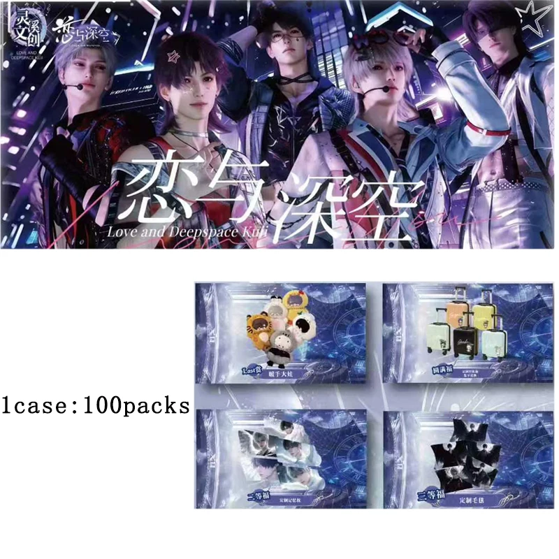 Love and Deepspace Collection Card Custom Acrylic Block Deep Space Series Official Anime Display Toy Gift Box