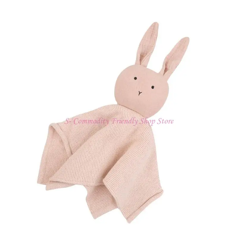 

85AE Хлопковое одеяло, детская игрушка для сна, успокаивающее полотенце, игрушка-кролик