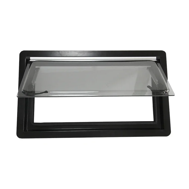 RV accessories Right angle window with insect screen Roller shutter RV window 450 * 500mm, suitable for RV trailer