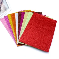 10 sztuk/partia 20*30cm gąbka papieru brokat Flash rzemieślnicze arkusze papieru z pianki EVA przedszkole papier kraftowy diy arkusze bez kleju