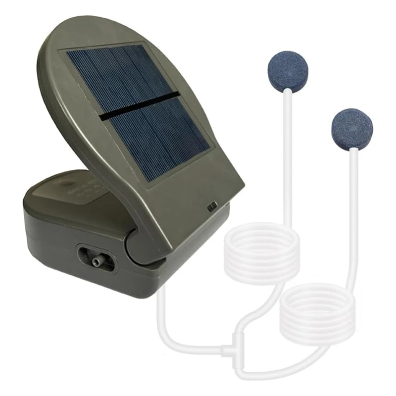 Solar Pond Aerator Air Oxygen Pump Foldable Solar Water Air Pump For Gardening Water Circulation Outdoor Fishing