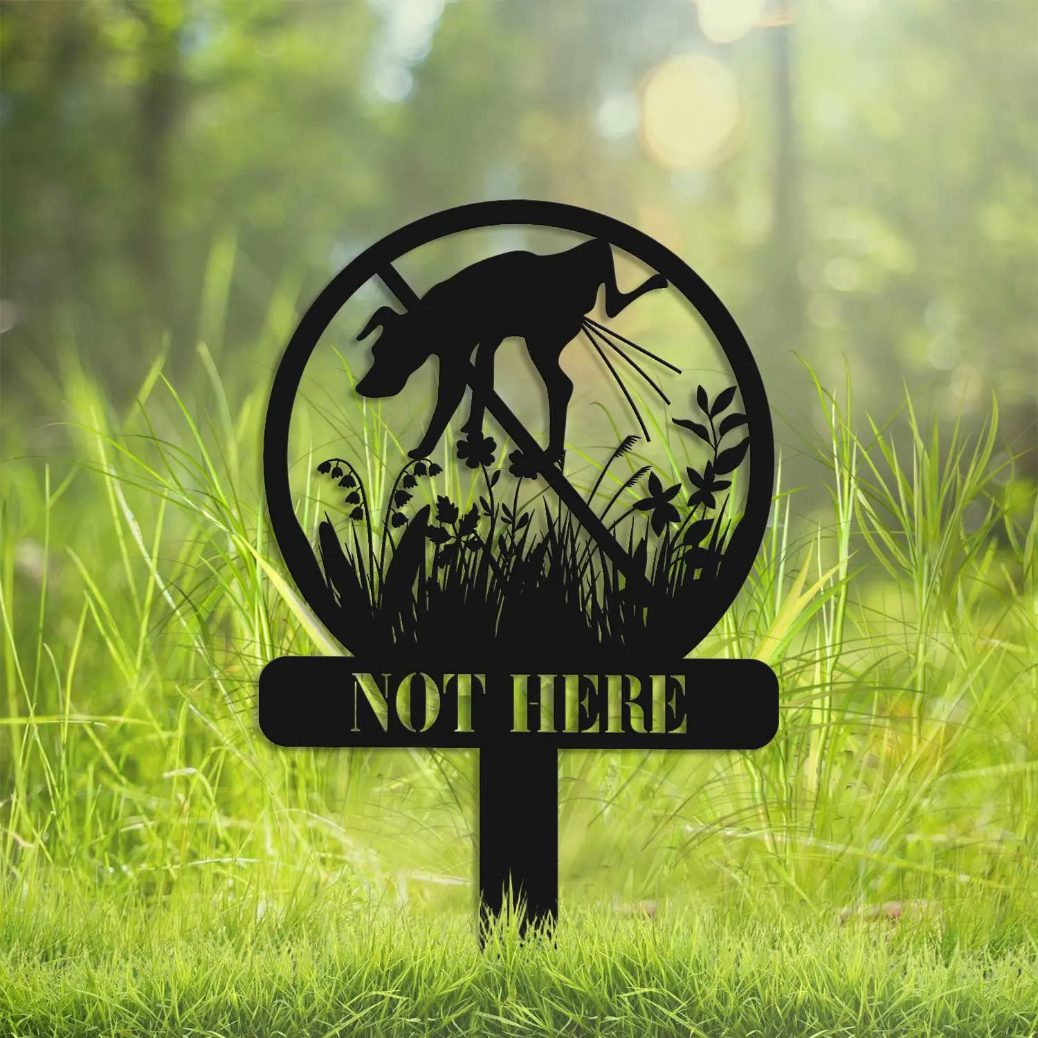 

Not Here Dog Funny Metal Sign No Dog Pooping Please Be Respectful Aluminum Yard Sign Garden Yard Sign Pet Housewarming Metal Art