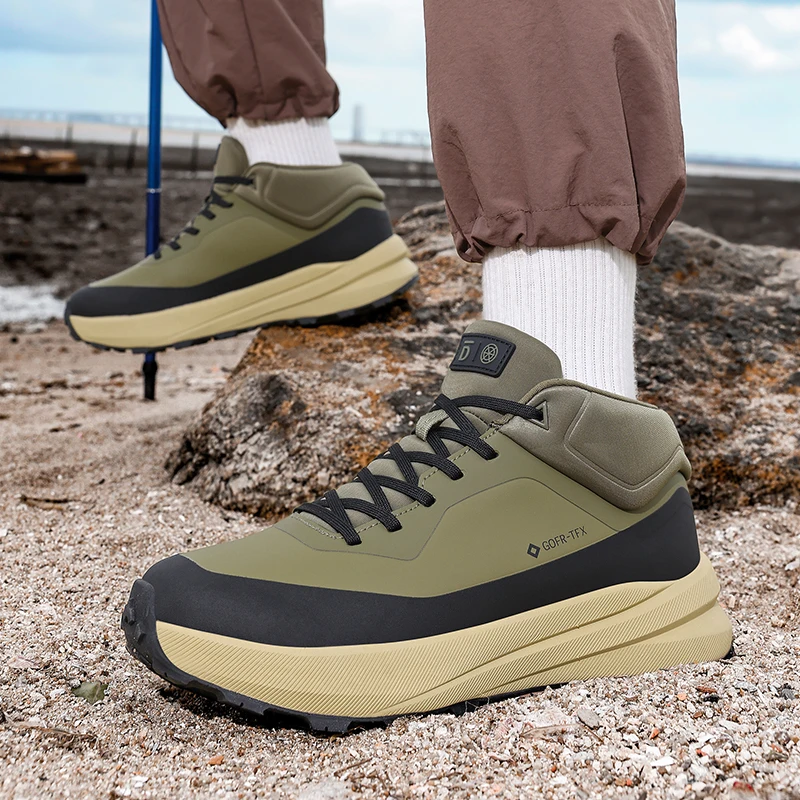 

Hot Sale Hiking Shoe For Man Comfortable Rock Climbing Shoes Men Outdoor Walking Shoes Mens Professional Sport Sneakers