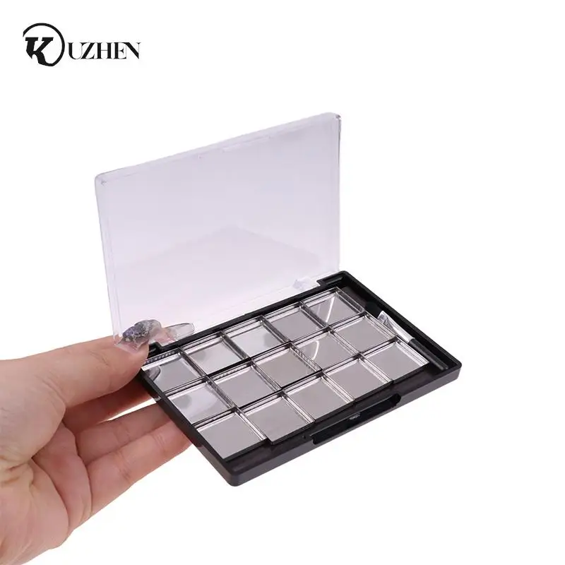 Empty Magnetic Cosmetics Palette 15 Grids 20mm Iron Plate And Brush Eyeshadow Blusher Lipstick DIY Makeup Box