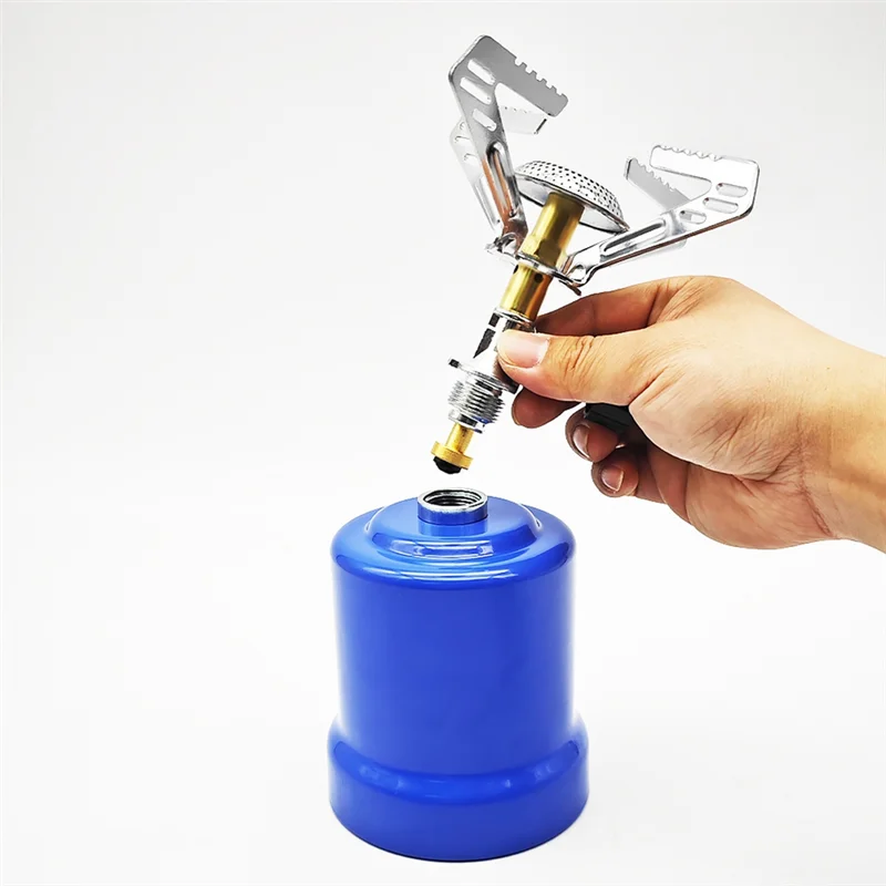 

AA05 Portable 190G Euro Gas Tank Coffee Stove Adjustable Propane Gas Burner For Fishing Hiking Picnic