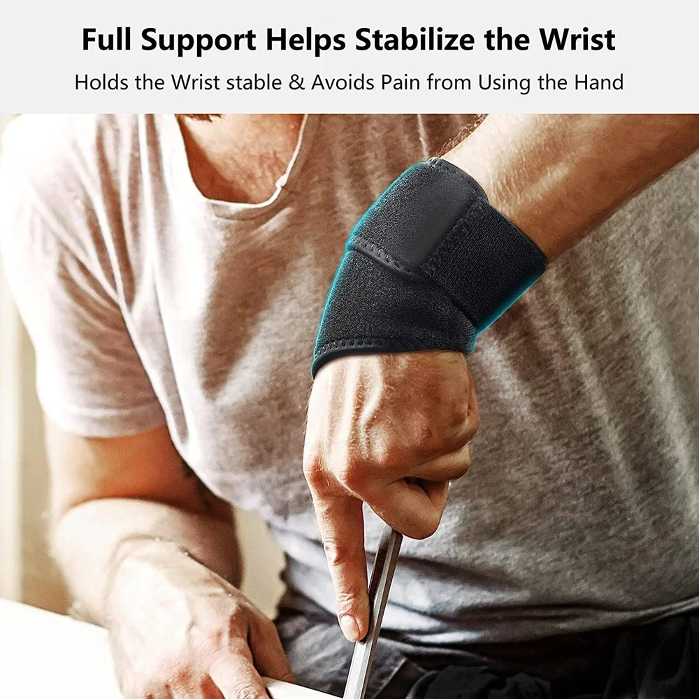 1Pcs Compression Wrist Support Strap Women Men Sprain Wrist Brace Arthriti Pain Relief Sports Wrist Support Carpal Tunnel