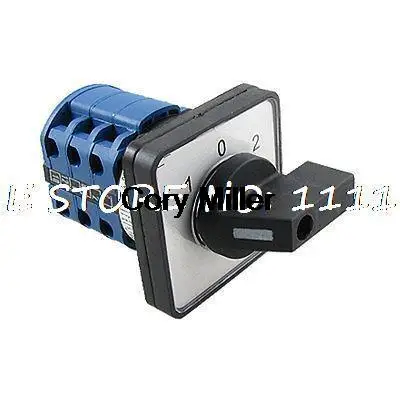 Master Circuit Control 1-0-2 Rotary Cam Switch 10A