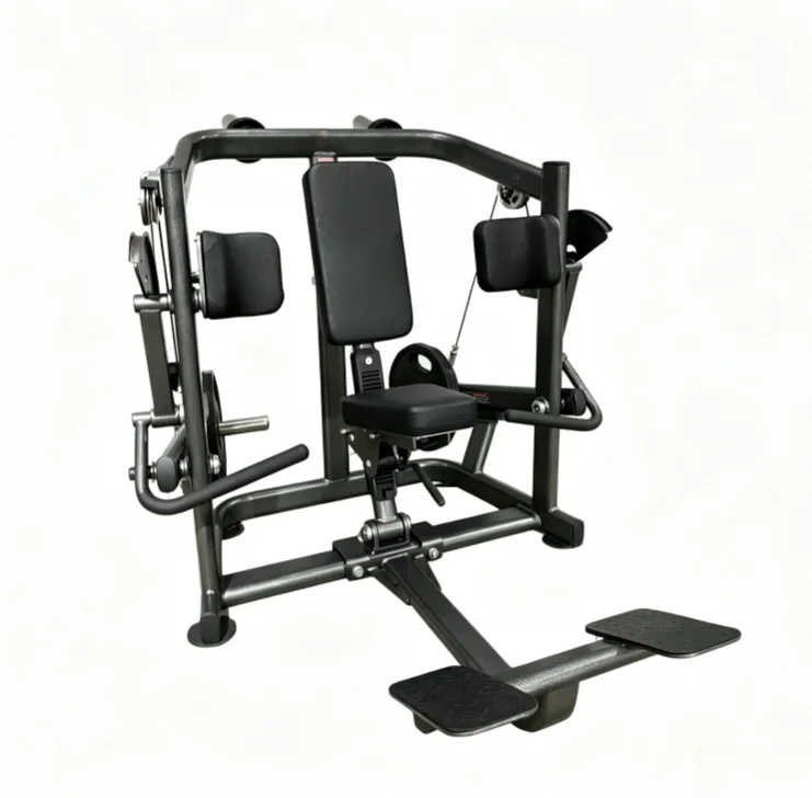 Plate Loaded Seated Bicep Machine Arms Chest Workout High Volume Intensity Fitness Equipment for Bodybuilding Low Row Seated Row