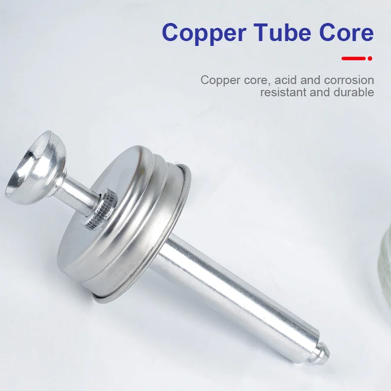 MECHANIC Glass Solution Distributor with Anti-Corrosion Pump Alcohol Bottle Durable Storage Container for Electronics Lab Beauty