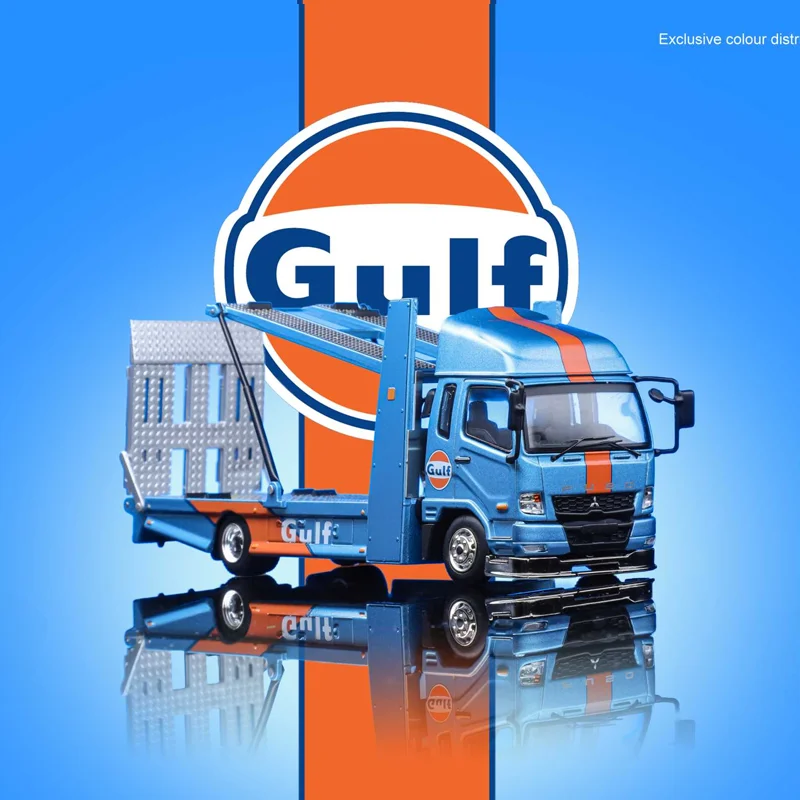 Nouveau en Stock 1:64 Gcd Mitsubishi Fighter Mk2 Gen.2 Rv grue remorque camion modèle alliage Miniature moulé sous pression ornements jouet personnalisé
