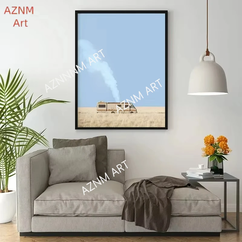 Rertro Breaking Bad Movie Film Midcentury Art Poster Canvas Painting Wall Prints Picture for Living Room Home Decor view 3