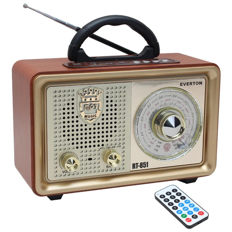 EVERTON RT-851BT USB/SD/FM/BLUETOOTH SUPPORTED NOSTALGIC RADIO