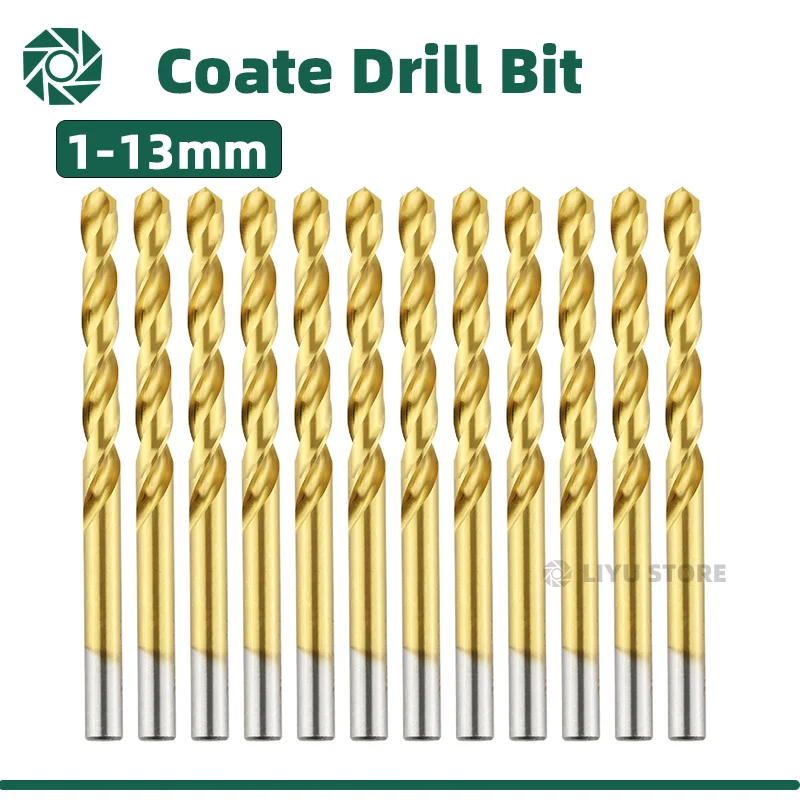 LiYu Cobalt HSS Twist Drill Bit Titanium drilling High Quality 6542 Stainless Steel Tool Set Metal Stainless Steel Drill