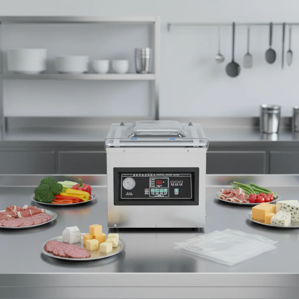 

DZ-400/2F Automatic Vacuum Packing Machines Single Chamber Food Vacuum Sealer Machine Cheese Packaging Vacuum Forming Machine