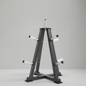 Professional Gym Fitness Steel Bumper Barbell Weight Plate Storage Rack for Gym Fitness Equipment