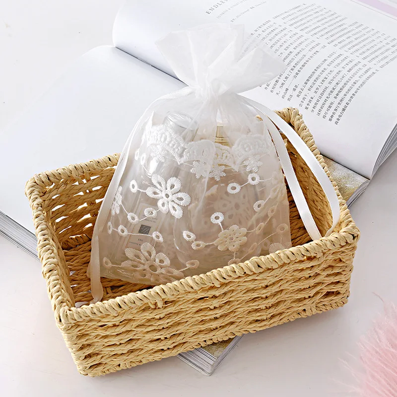 New 16x23cm Creative Drawstring Sunflower Jewelry Gift Packaging Storage Bag Jewelry and Cosmetics Makeup Organizer Bags 파우치