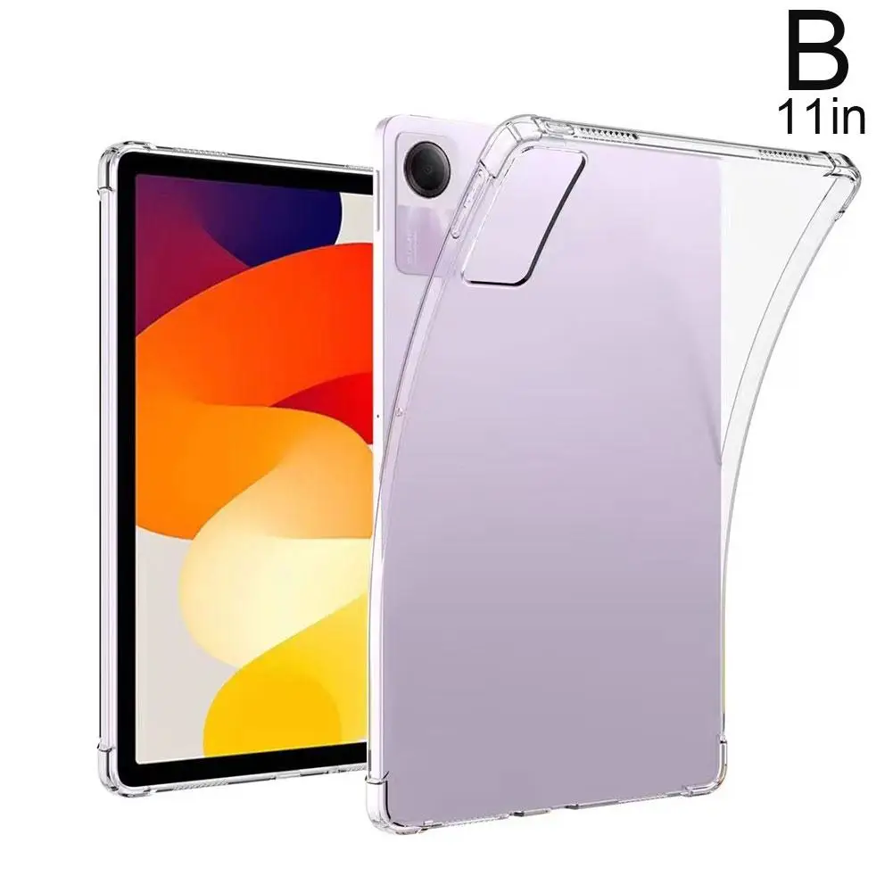 Housse de Protection plate pour Redmi, 8.7 pouces, Anti-chute, coque en caoutchouc souple Transparent, Protection complète, F4Z0, nouveau