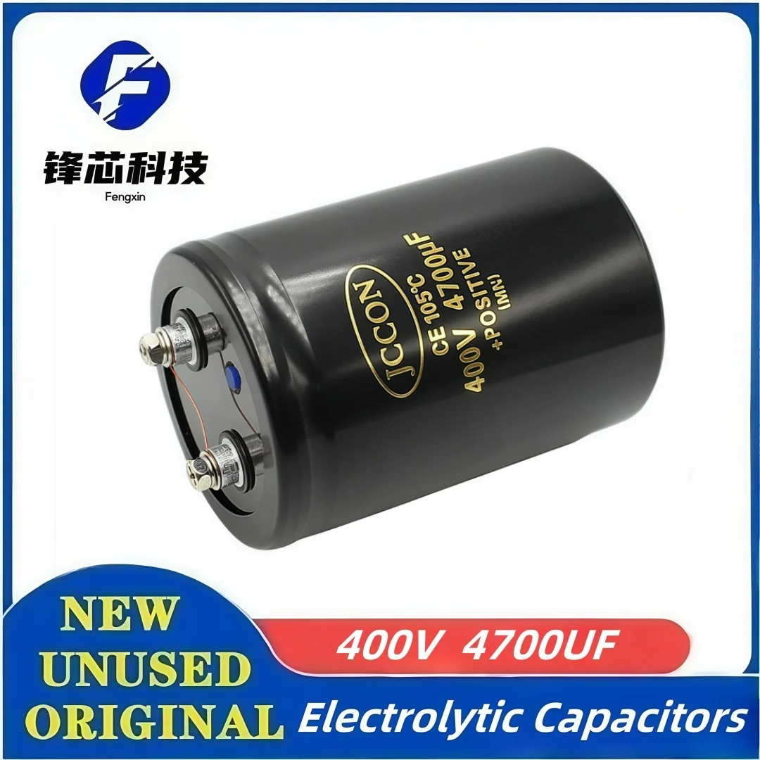 

400V 4700UF 76*105mm JCCON CE105℃ CD136 Aluminum Electrolytic Capacitor Inverter Welder 400V4700UF Screw Foot Bolt Capacitor