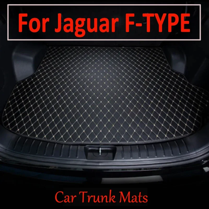 Car trunk mat for Jaguar F-TYPE 2013 2014 2015 2016 2017 2018 2019 2020 2021 cargo liner carpet interior accessories cover