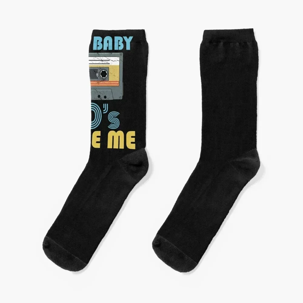 

80s Baby 90s Made Me 90s Hip Hop Socks tennis cartoon Socks Female Men's