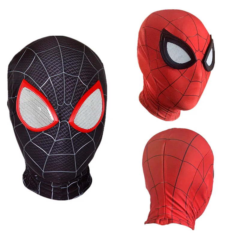 Movie Superhero Mask Costume Spider Lens Roleplay Hat Halloween Performance Mask Kid School Party Eye Mask Holiday Birthday Gift