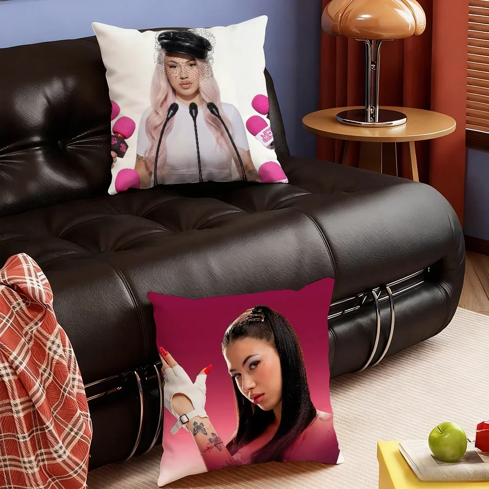 Singer Anna Pepe Million Dollar Babe cushion cover Soft Smooth Pillow Case Hidden Zipper Washable Decorative Couch Office Gift